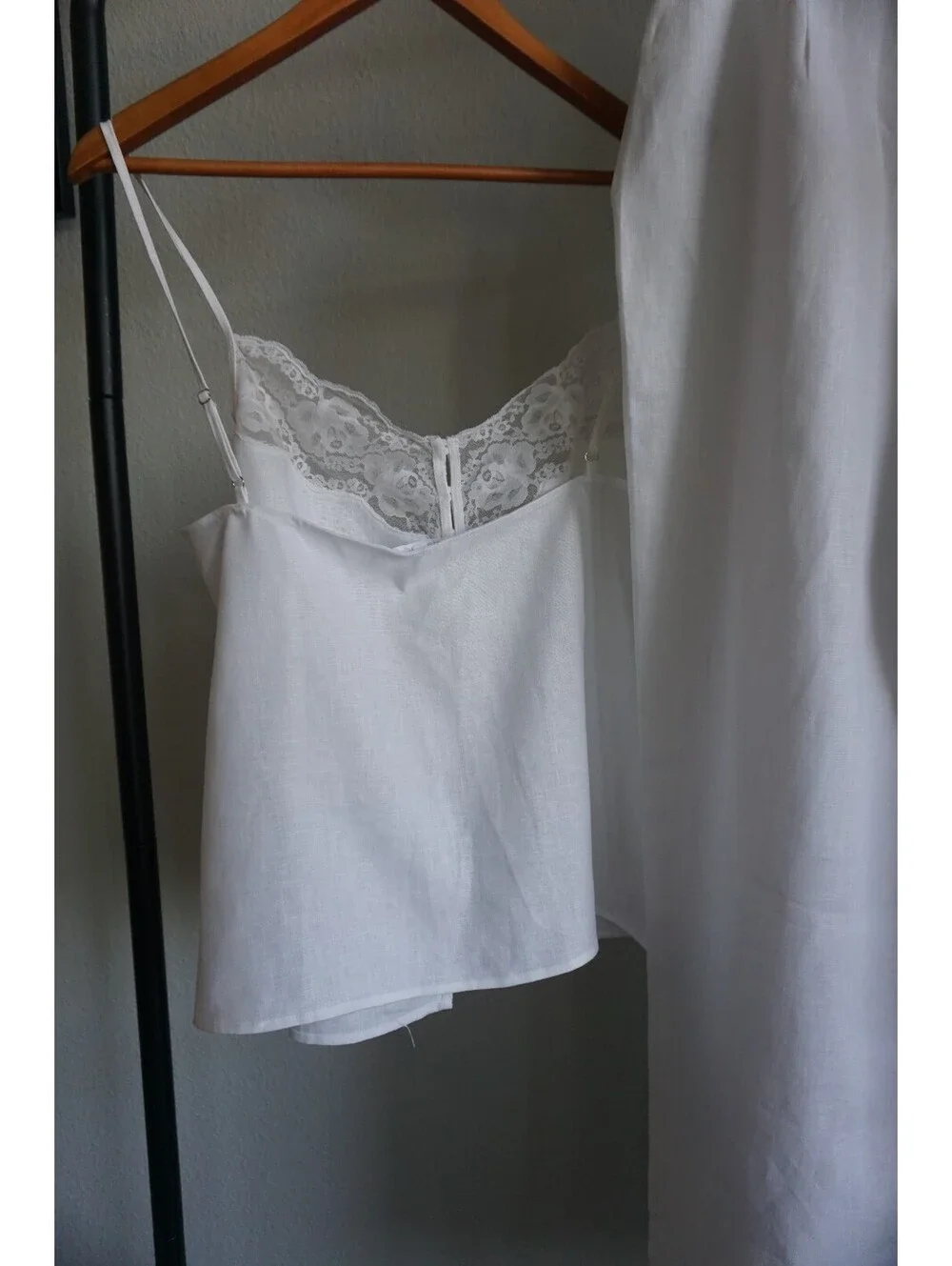 Reformation Tess White 100% Linen Two Piece Set Top Pants Size 8 NWT